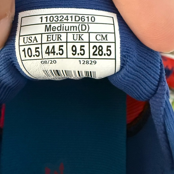 Brooks Launch 7 Men’s Size 10.5 Running Shoes | Red Blue | New Without Box - Picture 5 of 5